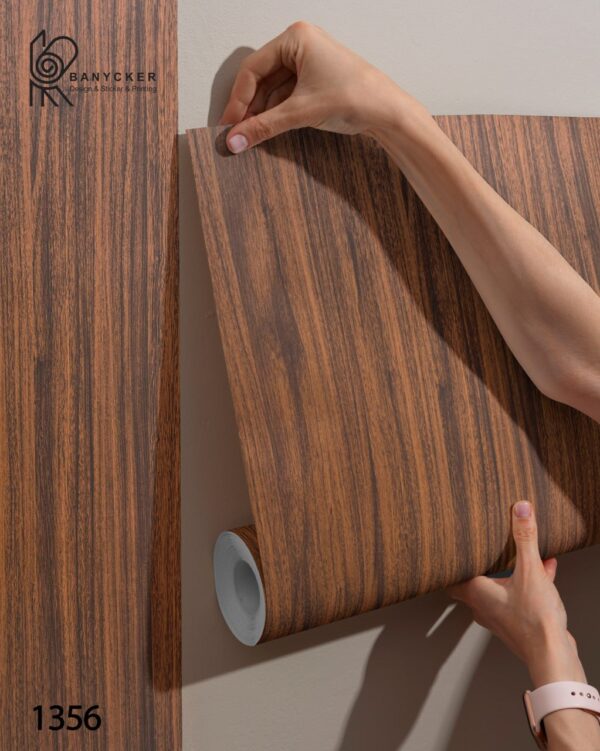 برچسب کابینت طرح چوب کد 1356 عرض 60