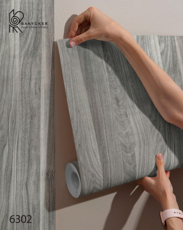 برچسب کابینت طرح چوب کد 6302 عرض 60